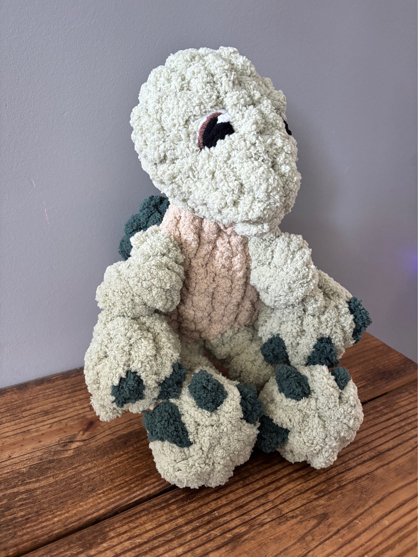 Timber the Turtle- Finger Knitting Pattern (Digital Download)