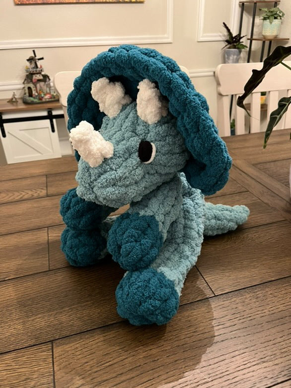 Tommy The Triceratops TUTORIAL / Pattern Modification (READ DESCRIPTION)