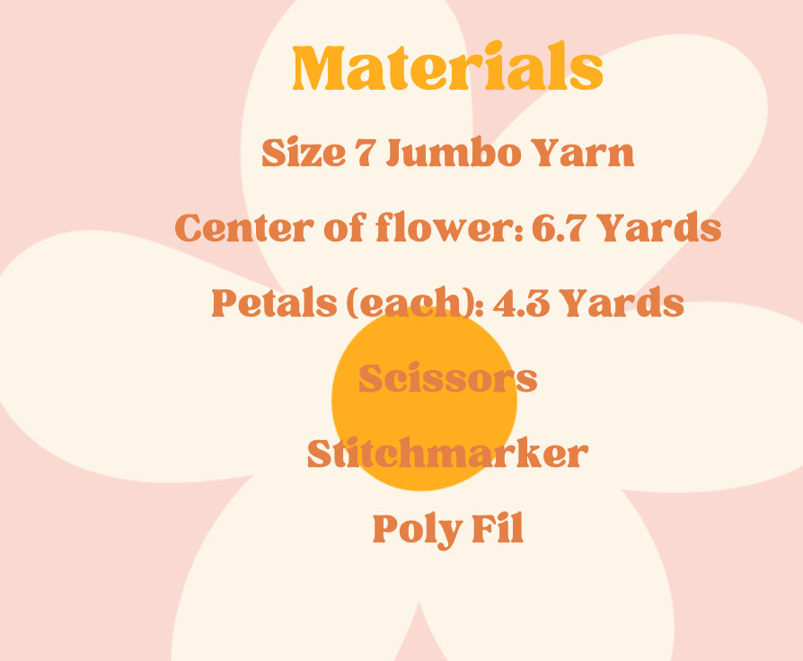 Mini Flower Pillow Pattern