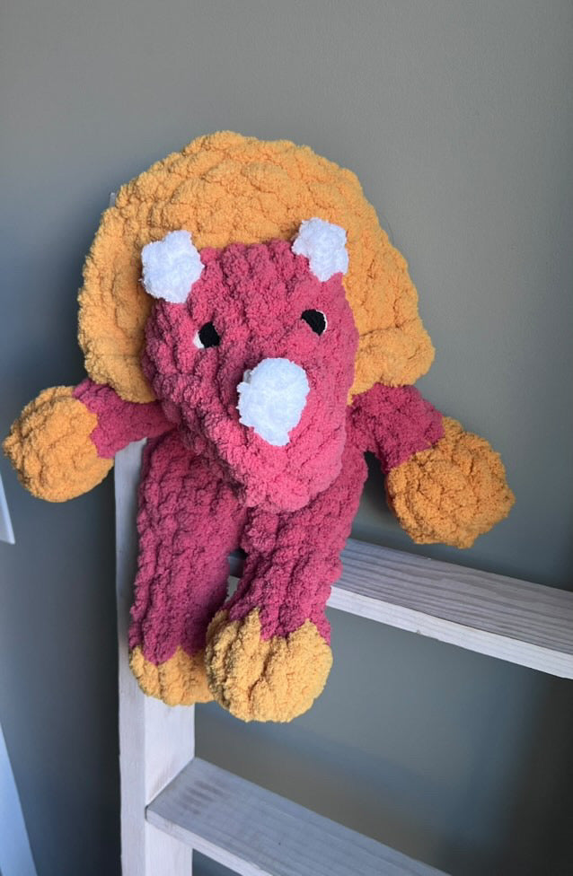Tommy The Triceratops TUTORIAL / Pattern Modification (READ DESCRIPTION)