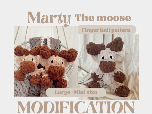 Marty The Moose TUTORIAL / Pattern Modification (READ DESCRIPTION)