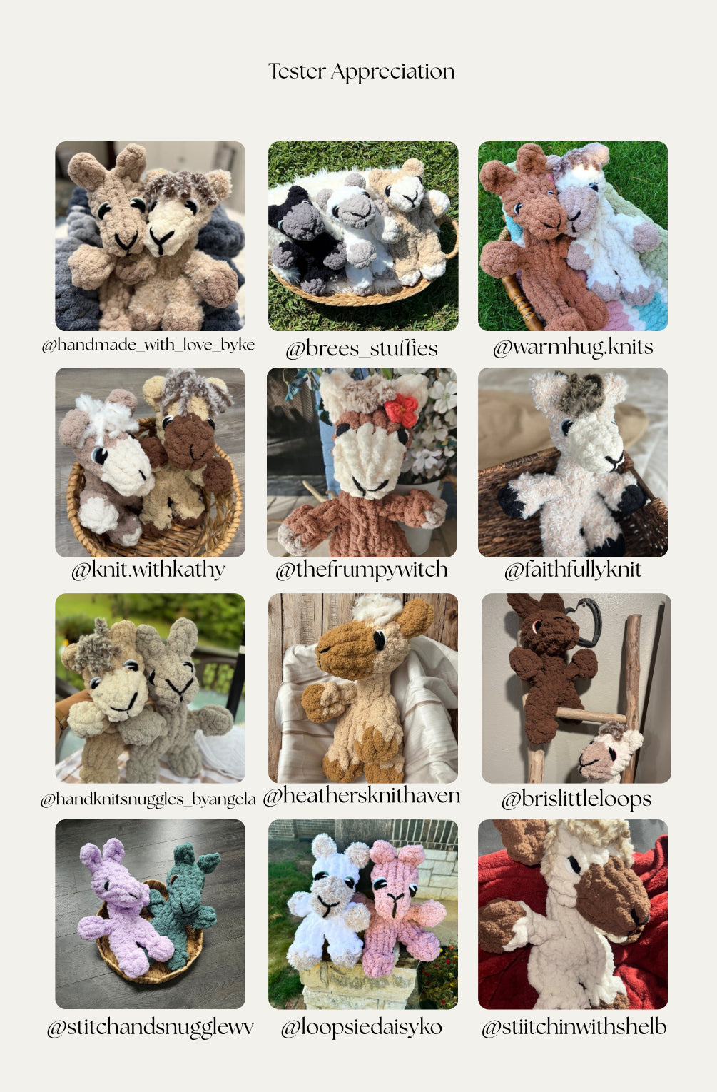 Andi the alpaca & Luka the Llama TUTORIAL
