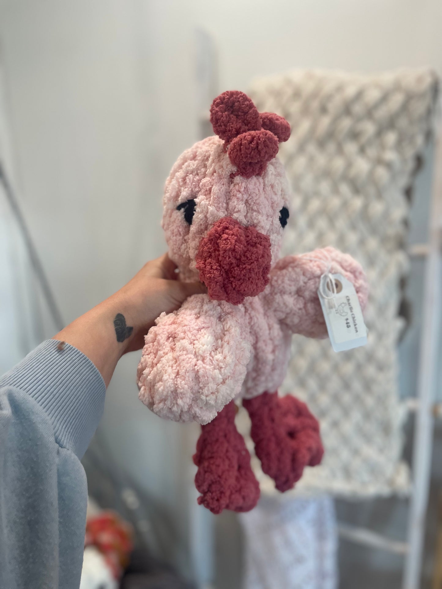 PRE MADE- pink chicken