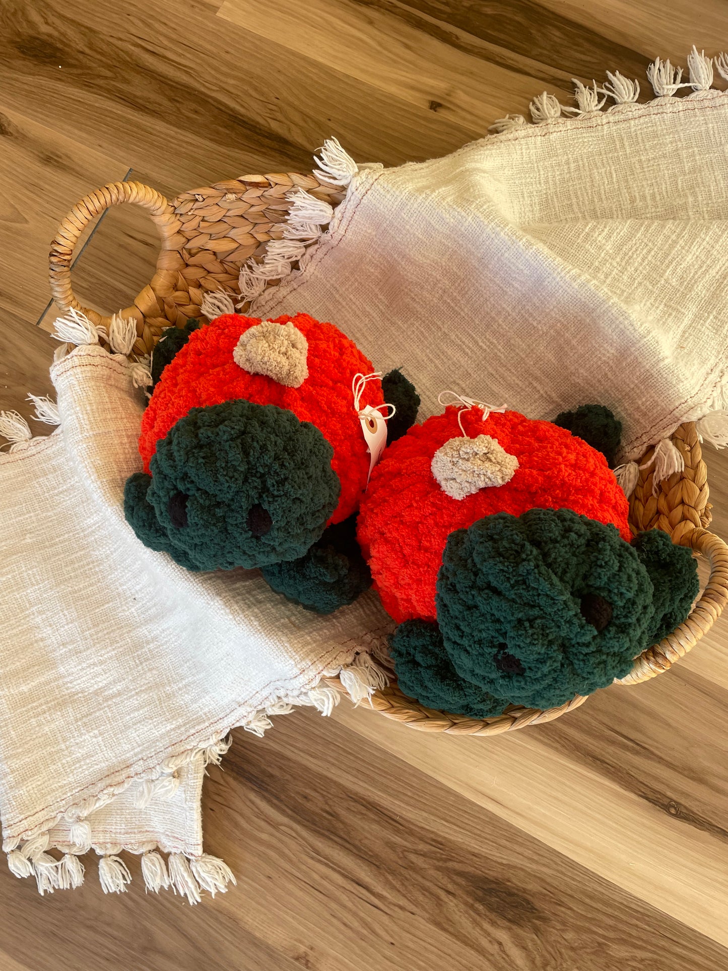 PRE MADE pumpkin turtles