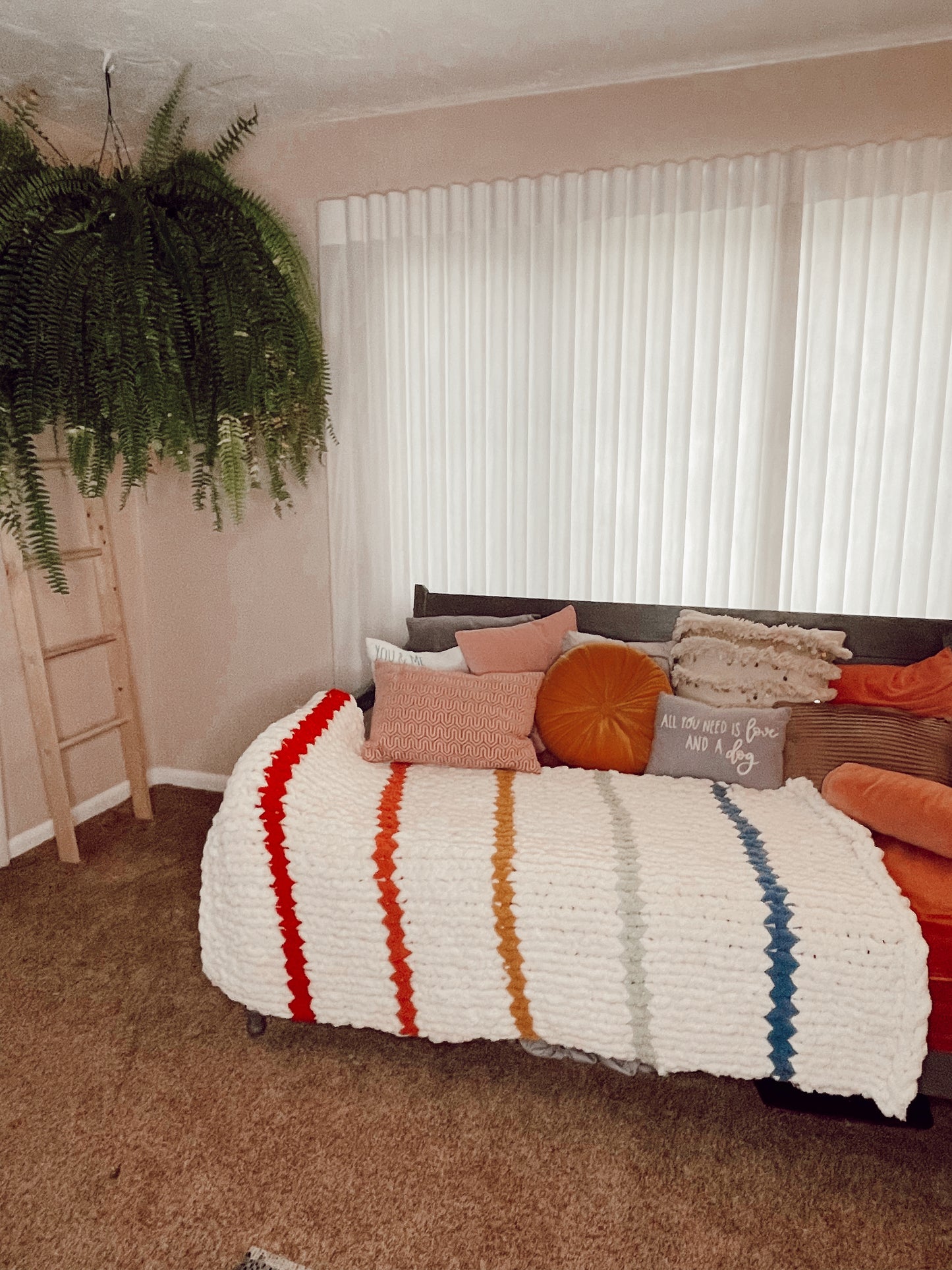 Reverse Rainbow Blanket