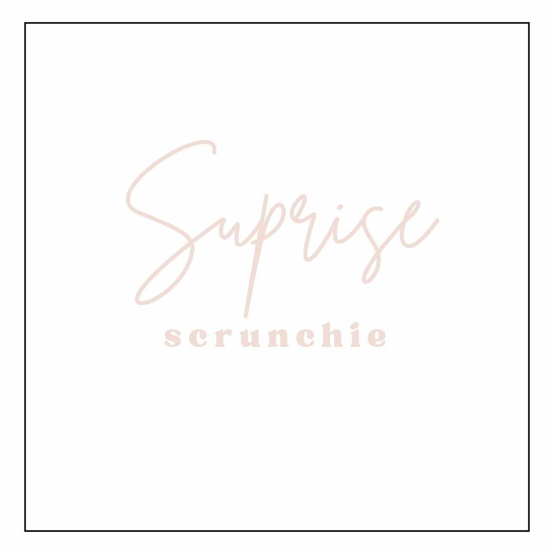 Suprise scrunchie