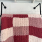 Pink Checkered Throw Blanket