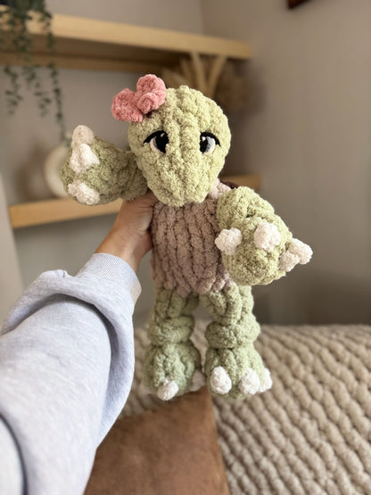 Timber the Turtle- Finger Knitting Pattern (Digital Download)