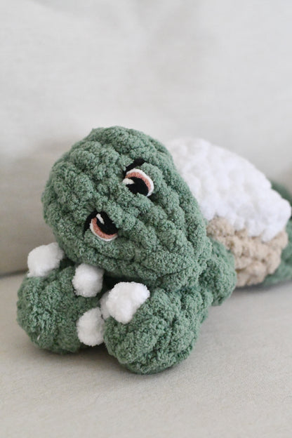 Timber the Turtle- Finger Knitting Pattern (Digital Download)