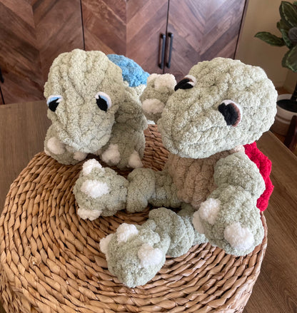 Timber the Turtle- Finger Knitting Pattern (Digital Download)