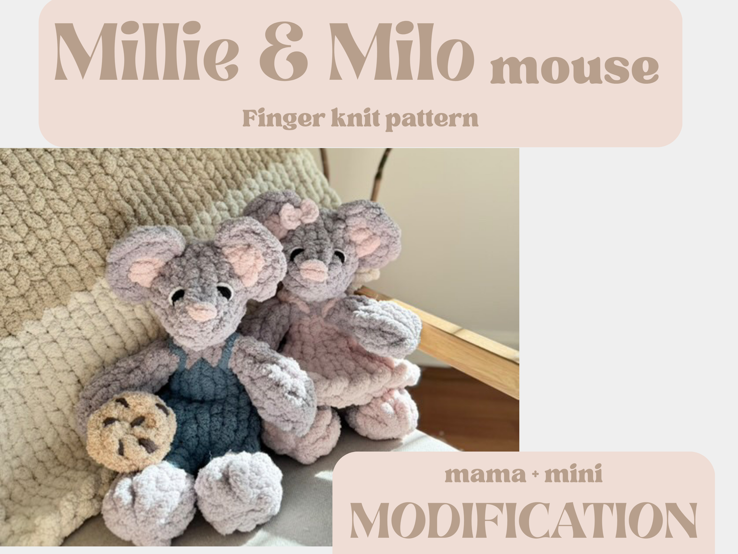 Millie & Milo TUTORIAL / Pattern Modification (READ DESCRIPTION)