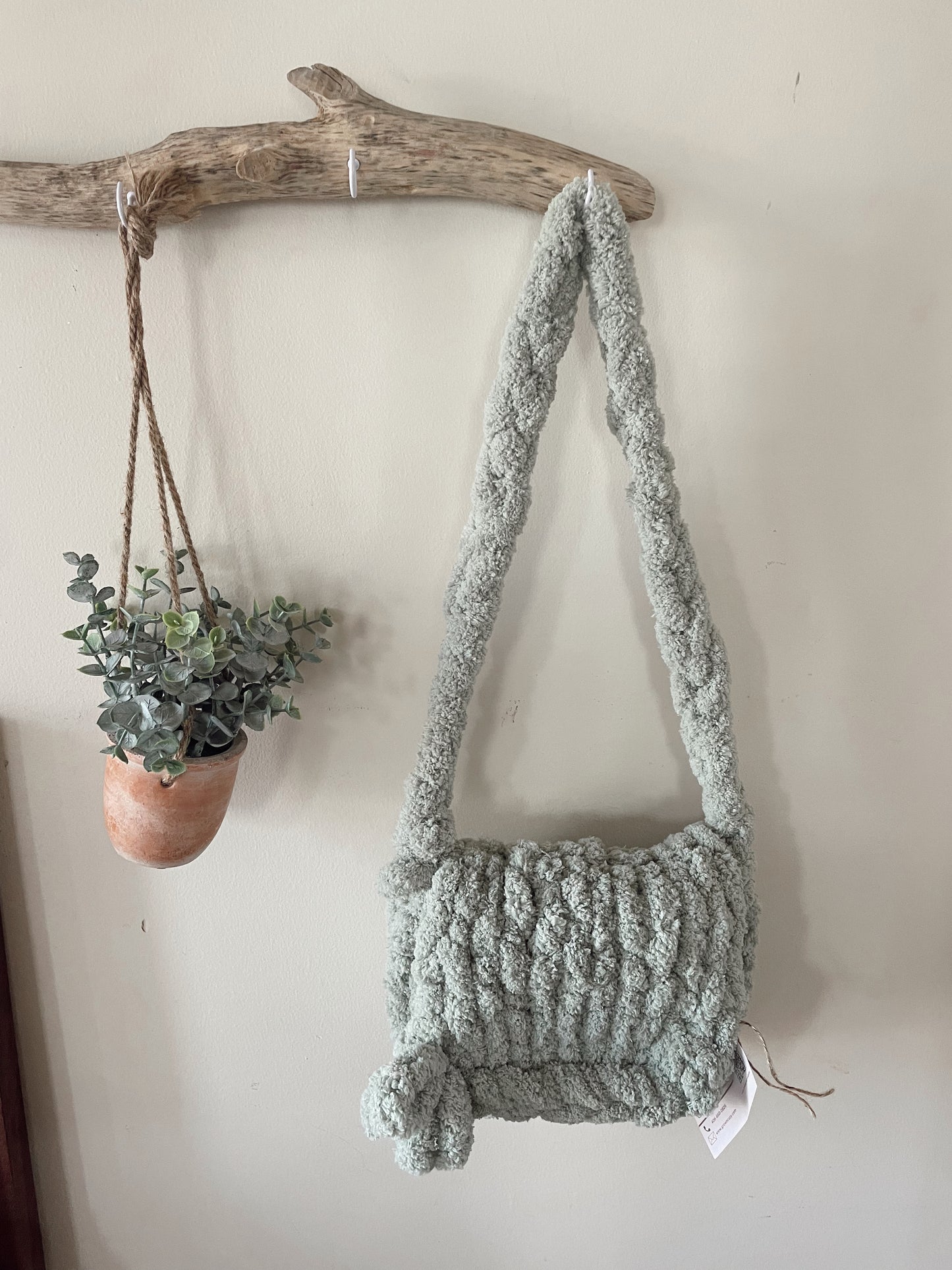 Chunky knit purses