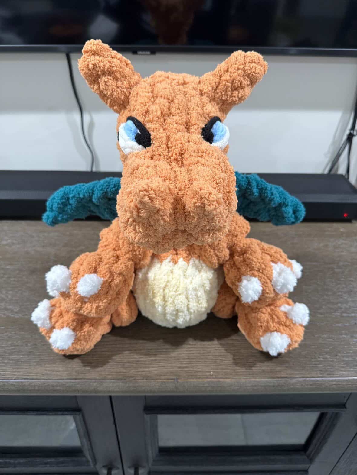 PDF + Video Finger Knitting Pattern – Baby Long Neck Dino & Dragon- Intermediate level pattern