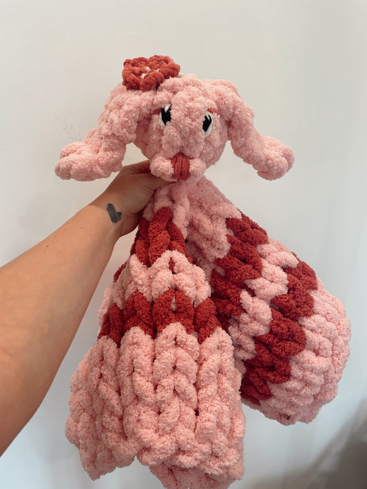 Bunny Blanket Lovey- PRE MADE
