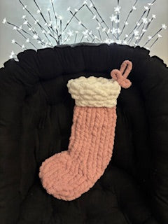 Christmas Stocking Finger Knitting Pattern – Beginner Friendly DIY Tutorial