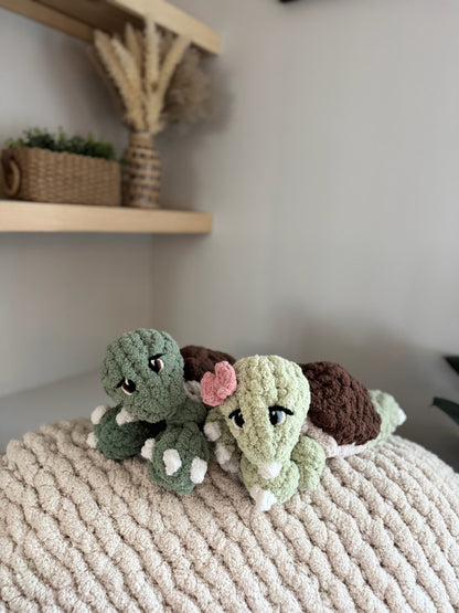 Timber the Turtle- Finger Knitting Pattern (Digital Download)