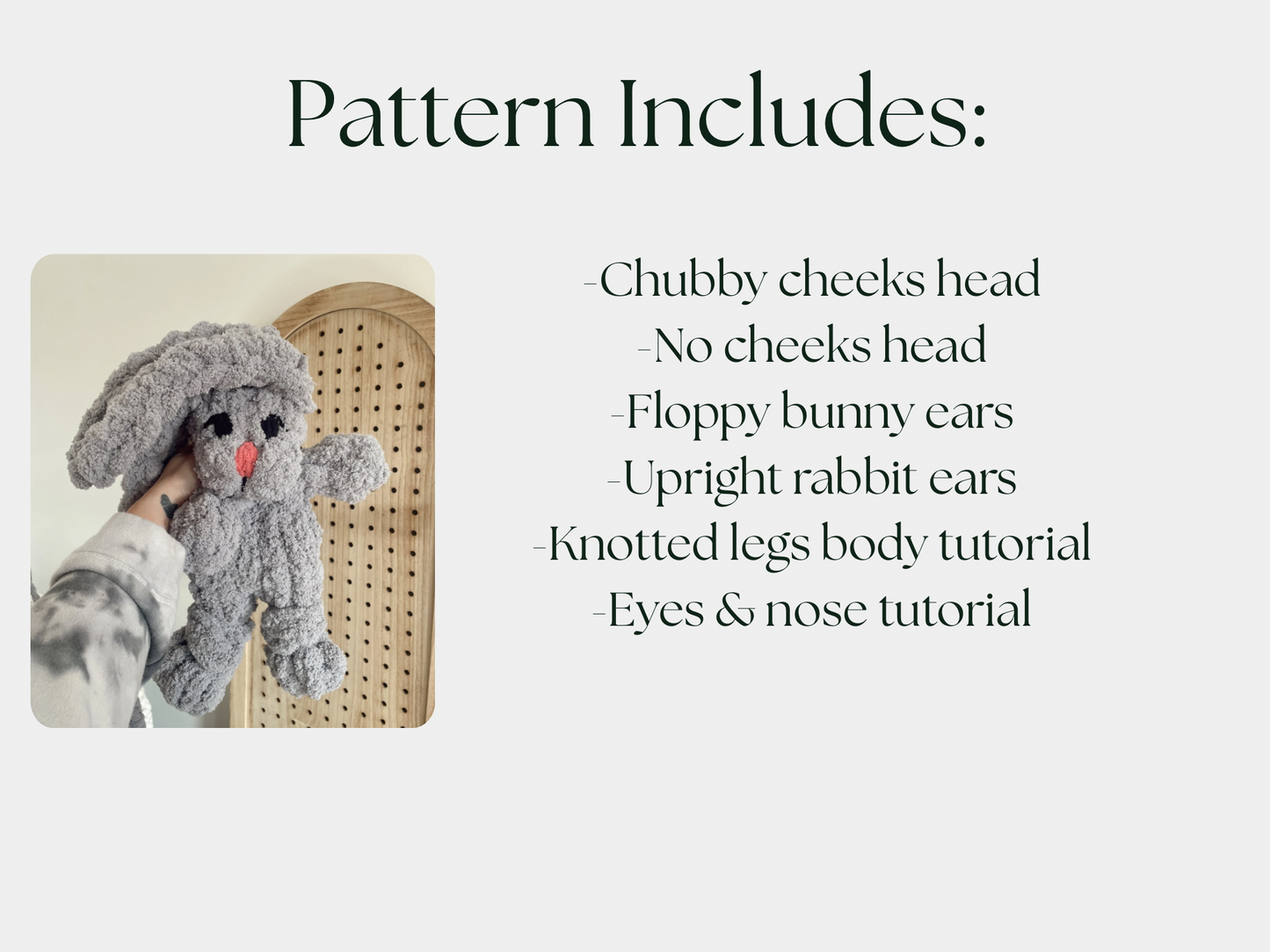 Finger Knit Betty Bunny & Ralphie Rabbit Patter (Full Video Tutorial)