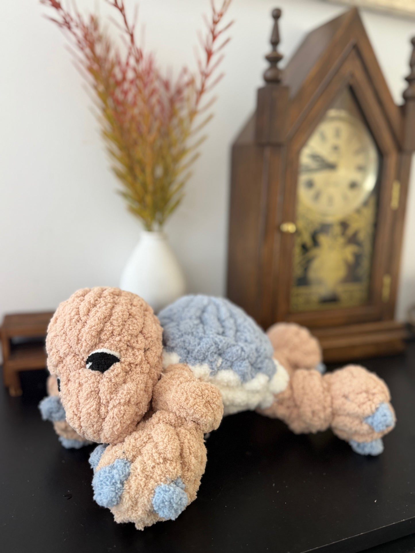 Timber the Turtle- Finger Knitting Pattern (Digital Download)