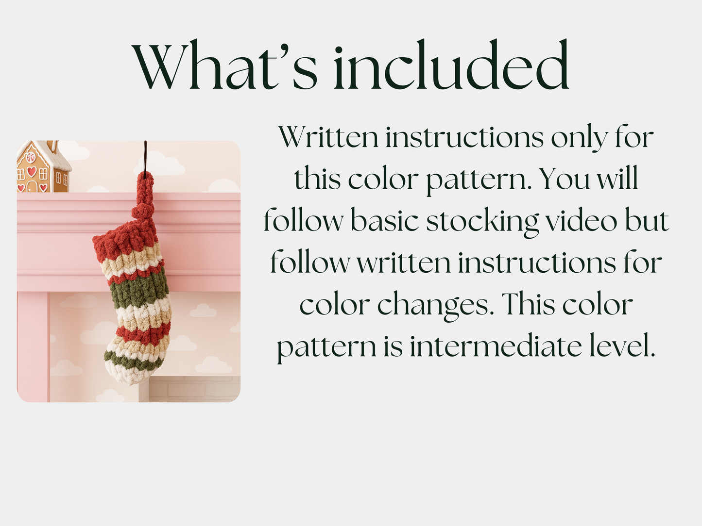 Christmas Stocking Finger Knitting Pattern – Beginner Friendly DIY Tutorial