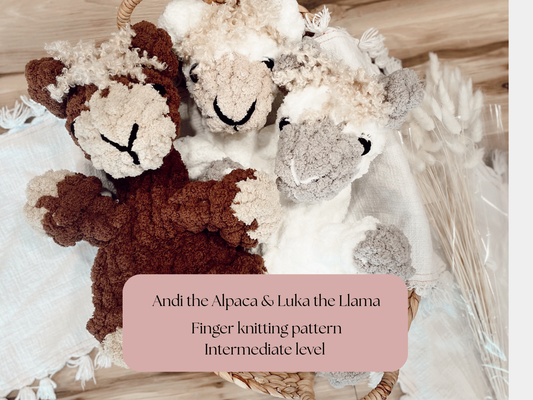 Andi the alpaca & Luka the Llama TUTORIAL