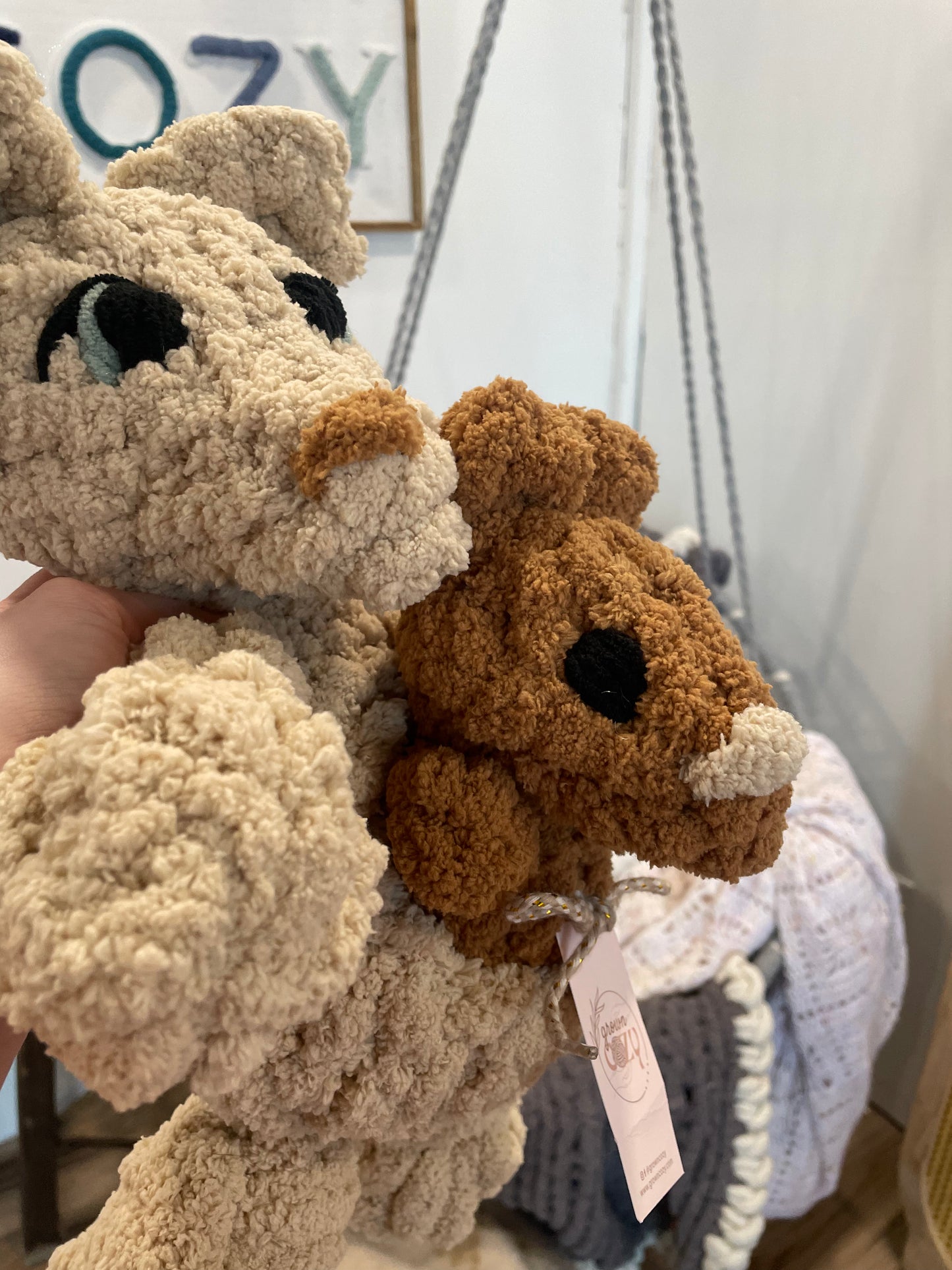 Pre made June & Joey Kangaroo duo