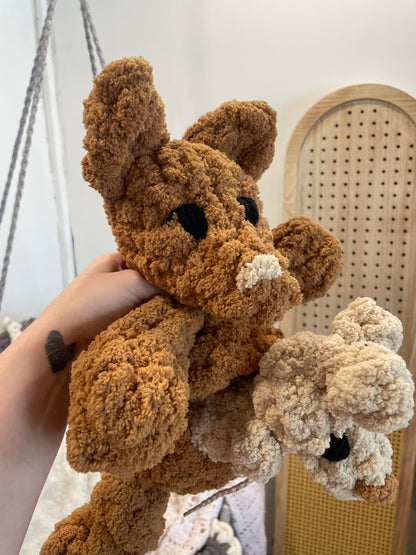 Pre Made June & Joey Kangaroo Duo