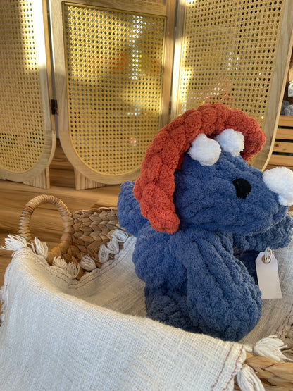 PRE MADE triceratops (stuffed)